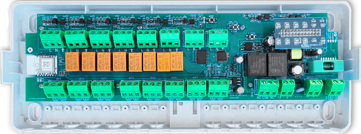 Умный контроллер для водяного теплого пола Tervix Pro Line X10 ZigBee на 8 контуров / зон 511108 - изображение 2