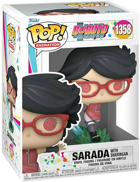 Ігрова фігурка Funko Anime Boruto Sarada з шарінганом 10 см (0889698613873) - зображення 1