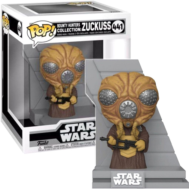 Ігрова фігурка Funko Star Wars Deluxe Bounty Hunters Zuckuss 11.5 см (0889698561044) - зображення 1