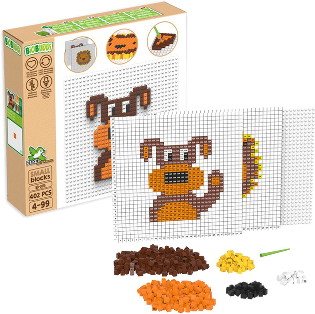 Конструктор Biobuddi Lion Dog 402 предмета (8716433966784) - зображення 3