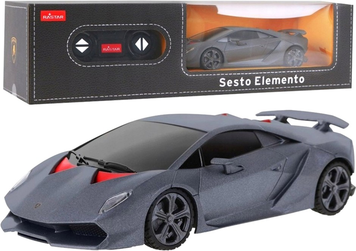 Samochód zdalnie sterowany Rastar Lamborghini Sesto Elemento Szary (6930751306967) - obraz 1