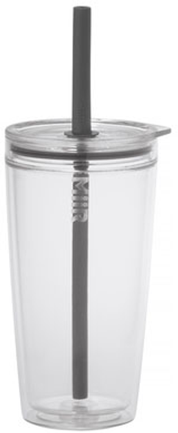 Стакан з соломинкою MiiR Everywhere Straw Tumbler Transparent 470 мл (840150801146) - зображення 1