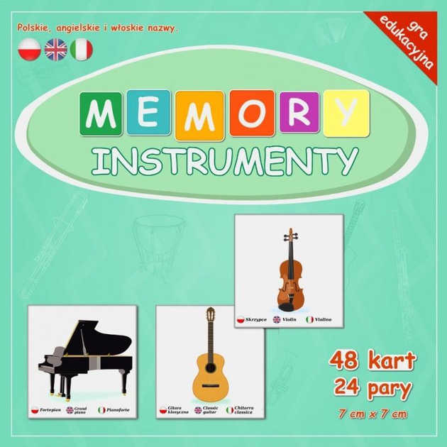 Настільна гра Impresariat Muzyczny Pro Art Memory Instruments (5902490414013) - зображення 1