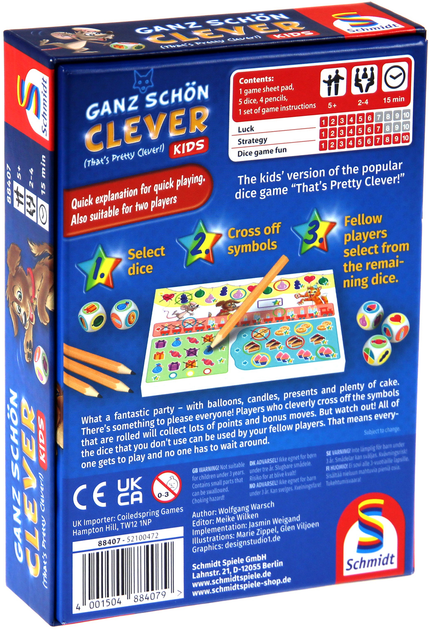 Gra planszowa Schmidt Albi Ganz Schon Clever Kids (4001504884079) - obraz 4