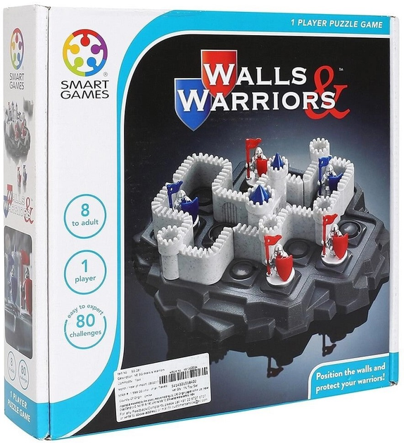 Gra planszowa IUVI Games Smart Games Walls & Warriors (5414301518402) - obraz 1