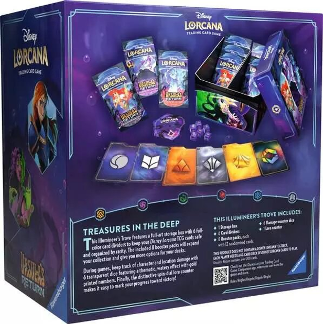 Dodatek do gry planszowej Ravensburger Disney Lorcana TCG: Powrót Urszuli Zestaw 4 Gaj Iluminatora (4050368983527) - obraz 2