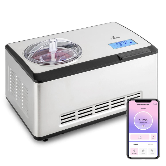 Морожениця компресорна Klarstein Dolce Bacio Smart (10040048) - зображення 1