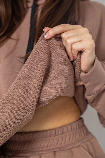 Спортивний Костюм Жіночий Двонитка Мокко L-XL (308534) - зображення 7