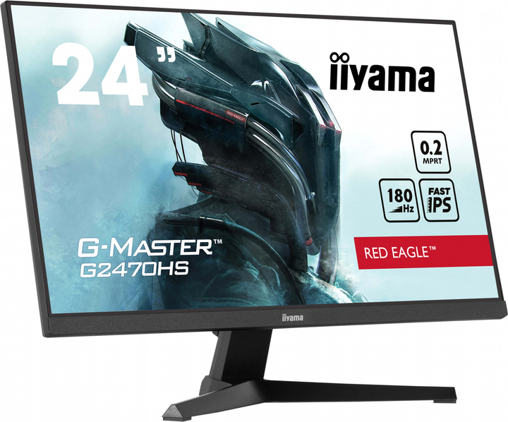 Монитор 23.8" iiyama G-Master G2470HS-B1 Red Eagle - изображение 4