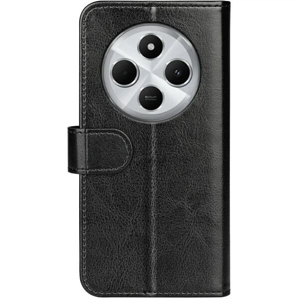 Классический чехол-книжка Deexe Wallet Style для Xiaomi Redmi 14C / Redmi A4 5G / Poco C75 - Black - изображение 3