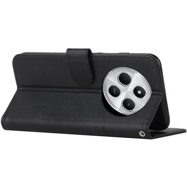 Чохол-книжка з застібкою UniCase Jet Cover для Xiaomi Redmi 14C / Redmi A4 5G / Poco C75 - Black - зображення 4