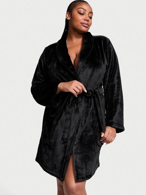 Халат женский теплый Victoria's Secret 26865822 XS/S Черный ...