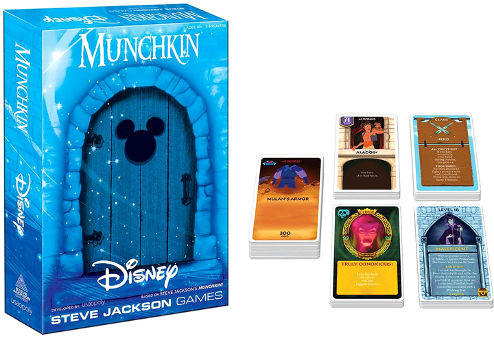 Настільна гра Usaopoly Munchkin Disney (700304153692) - зображення 2