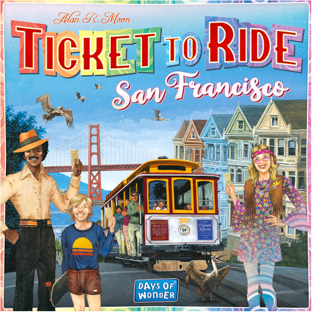 Gra planszowa Days of Wonder Ticket to Ride San Francisco Nordic (824968209646) - obraz 1