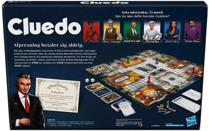 Настільна гра Hasbro Gaming Cluedo DK (5010994207342) - зображення 5