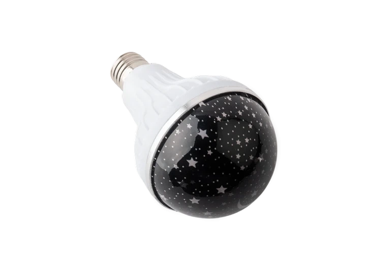 Лампа проектор звёздного неба в патрон Master Bulb601-HX 6Вт, ночник, 3 цвета свечения, 220В - изображение 5