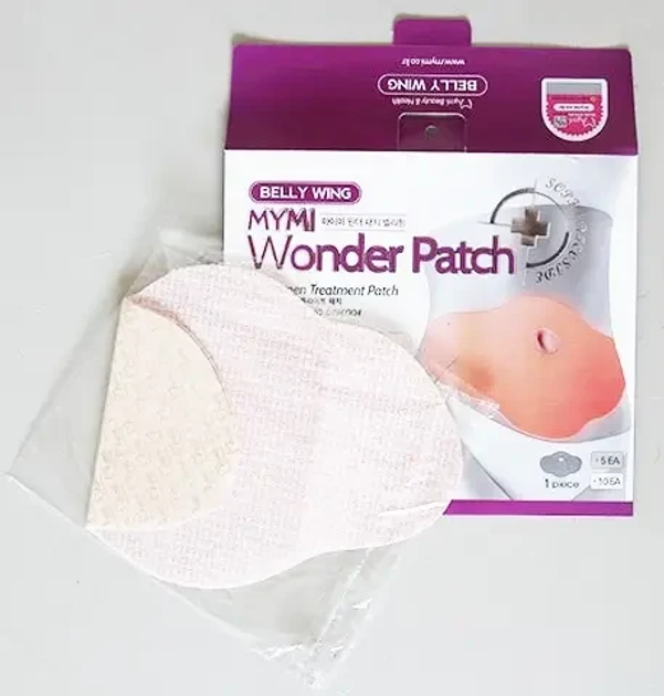 Пластырь для похудения Mymi Wonder Patch, Корея, 5 штук в наборе - изображение 2