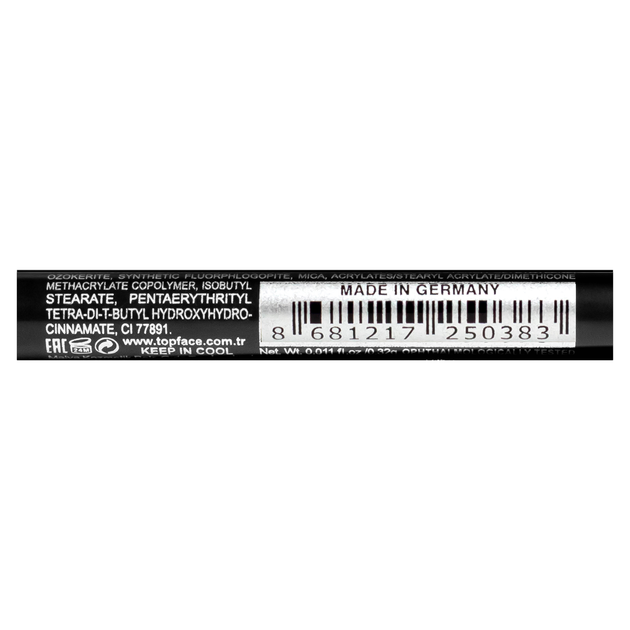 Олівець-каял для очей topface Stylo Kajal Eyeliner механічний водостійкий РТ617 № 004 - Фото 4 Олівець-каял для очей topface Stylo Kajal Eyeliner механічний водостійкий РТ617 № 004 - изображение 4