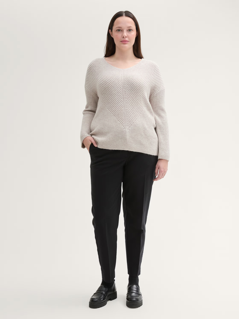 Брюки жіночі Tom Tailor 1044878 54 Чорні (4068127377173) - зображення 3