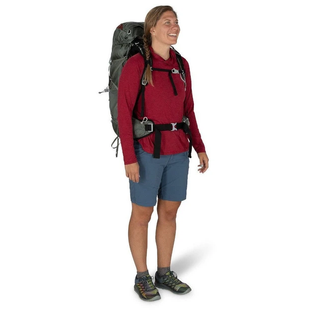 Рюкзак туристический Osprey Eja 58 cloud grey WXS/S (009.2823) - Фото 3 Рюкзак туристический Osprey Eja 58 cloud grey WXS/S (009.2823) - изображение 3