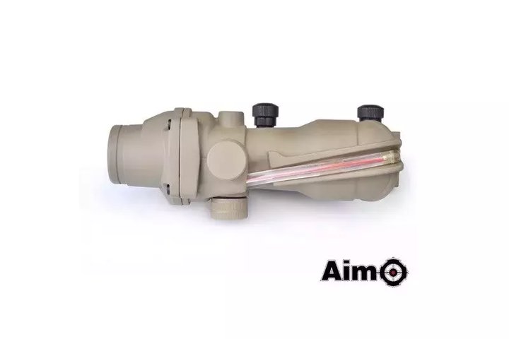 Коллиматорный прицел ACOG (с оптическим волокном) — tan [AIM-O] (для страйкбола) - изображение 4