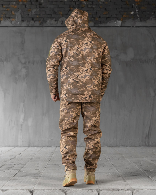 Тактический зимний костюм SoftShell S пиксель (89501) - изображение 4
