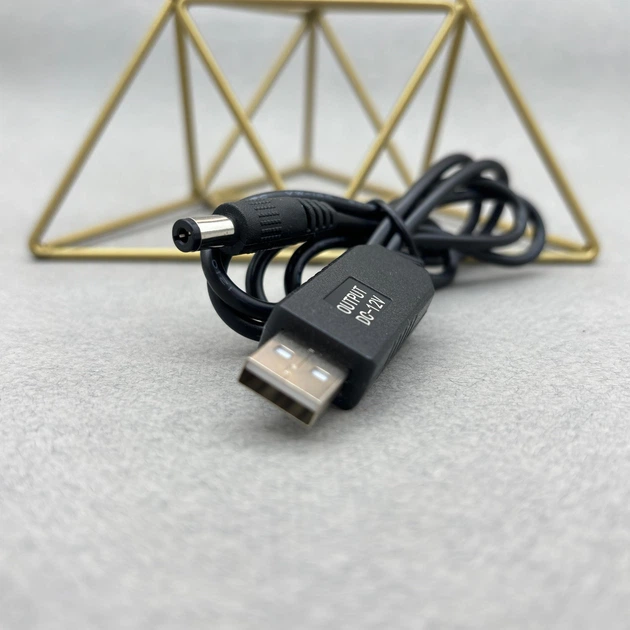 Кабель питания USB-DC 5V to 12V 5,5x2,1mm - Фото 5 Кабель питания USB-DC 5V to 12V 5,5x2,1mm - изображение 5