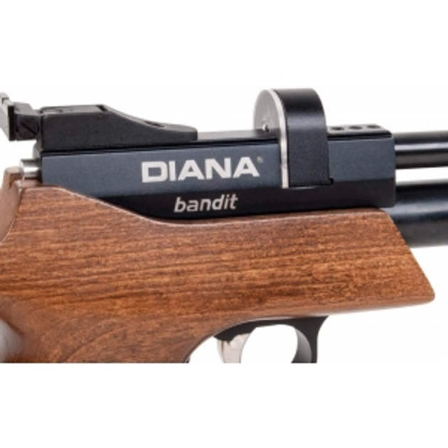 Пистолет Diana Bandit PCP, 4,5 мм regul., wood stock - изображение 2