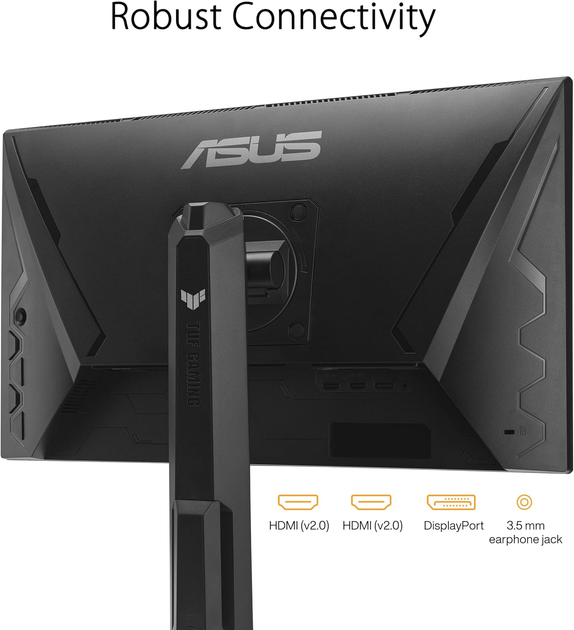 Монітор 24" Asus VG249QL3A (90LM09G0-B01170) FullHD / Fast IPS / 180Hz / 1 мс GTG / FreeSync Premium / G-Sync Compatible / Shadow Boost / Speakers 2W - зображення 4