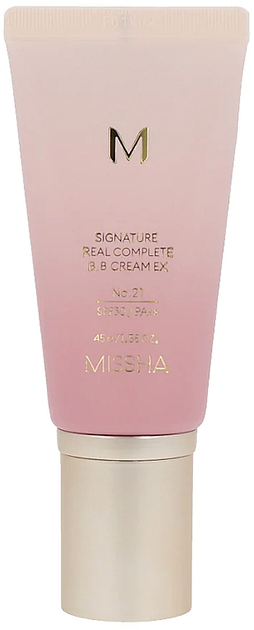 ВВ-крем Missha M Signature Real Complete №21 Light Beige SPF25 поживний 45 мл (8809747943678) - зображення 1