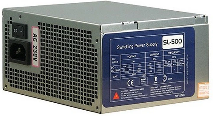 Блок живлення Inter-Tech 500W (SL-500A) - изображение 6