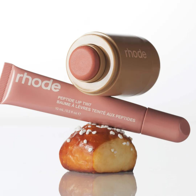 Набор косметики Rhode Peptide Lip Tint Toast + Rhode Pocket