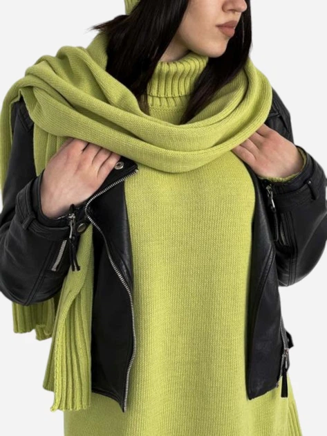 Шарф женский ARTKNIT Sofia Wool 38226 Яблочный (4823093427679) - Фото 7 Шарф женский ARTKNIT Sofia Wool 38226 Яблочный (4823093427679) - изображение 7