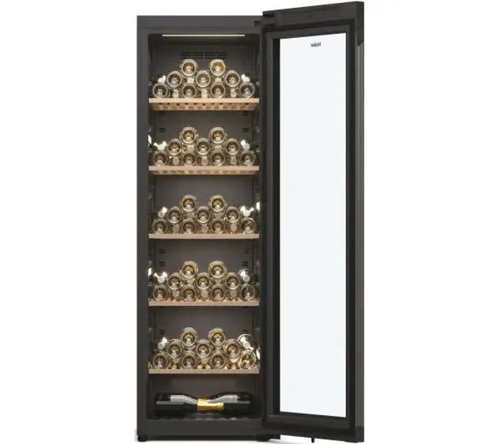 Холодильник Haier для вина, 190x59.5х63.9, холод.отд.-450л, зон - 1, бут-247, ST, дисплей, черный (HWS247GGU1) - изображение 2