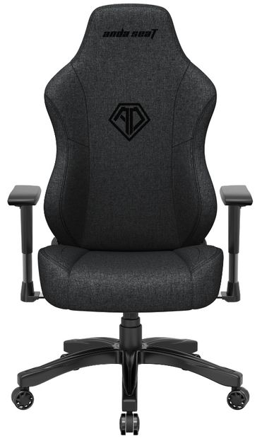 Кресло игровое Anda Seat Phantom 3 Size L Linen Fabric Dark Gray (AD18Y-06-G-F) - изображение 2