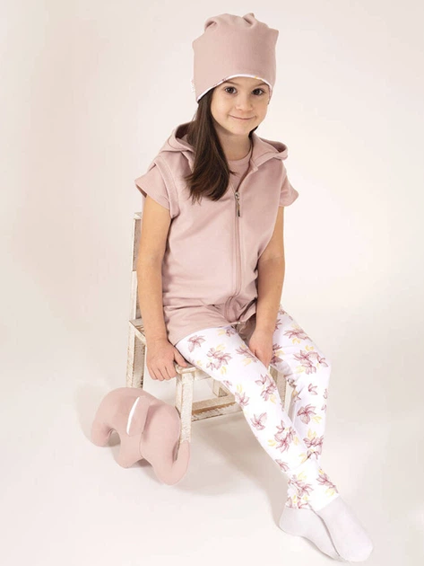 Czapka dziecięca dla dziewczynki przejściowa Nicol 203268 116-122 cm Beżowa (5905601026273) - obraz 3