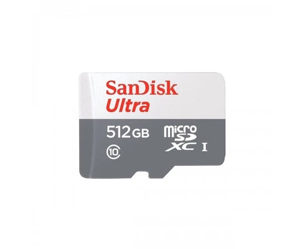 microSDXC (UHS-1) SanDisk Ultra 512Gb class 10 A1 (100Mb/s) - Фото 1 microSDXC (UHS-1) SanDisk Ultra 512Gb class 10 A1 (100Mb/s) - зображення 1