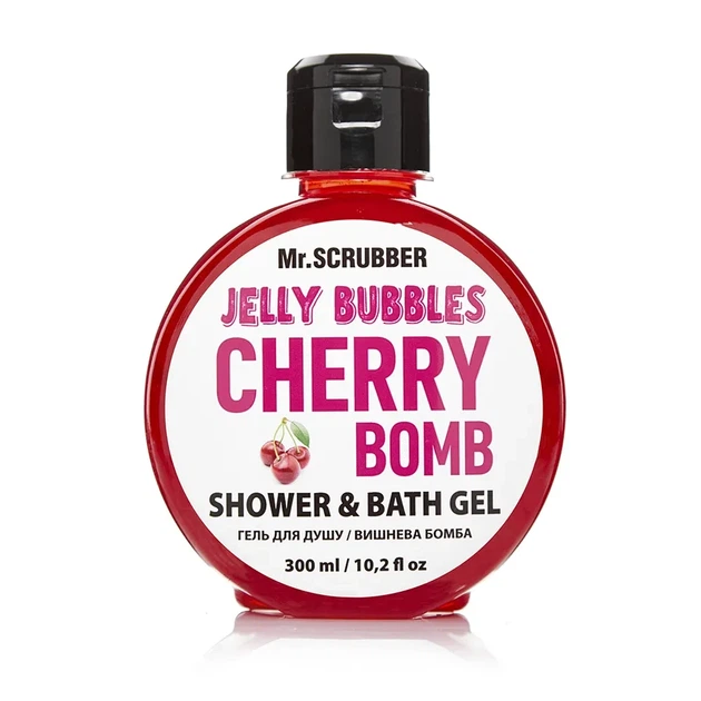 Гель для душу Mr.Scrubber Jelly Bubbles Cherry Bomb 300 мл - Фото 1 Гель для душу Mr.Scrubber Jelly Bubbles Cherry Bomb 300 мл - зображення 1