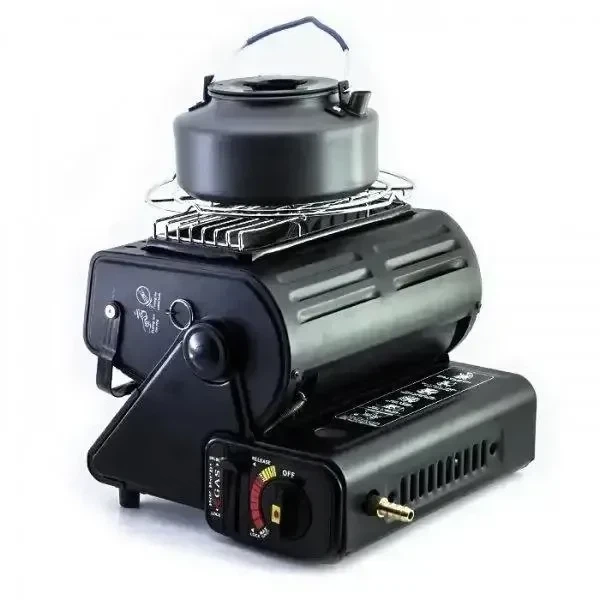 Обогреватель-плита газовая Gas stove 2in1 heater с керамическим нагревателем - изображение 4