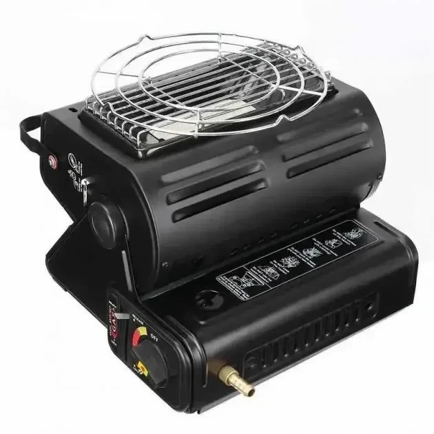 Обогреватель-плита газовая Gas stove 2in1 heater с керамическим нагревателем - изображение 5