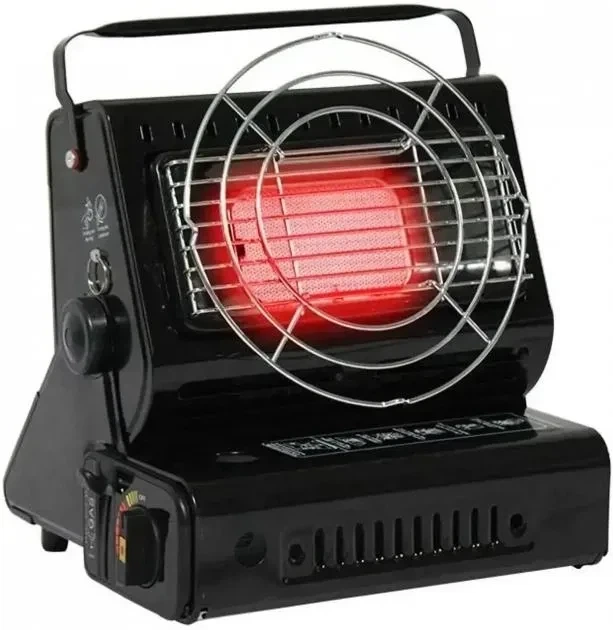 Обогреватель-плита газовая Gas stove 2in1 heater с керамическим нагревателем - изображение 7