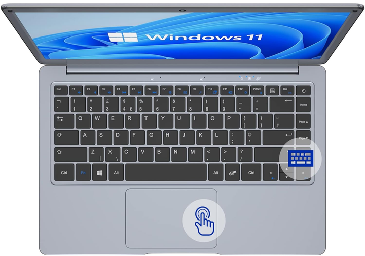 Ноутбук 13.3" Jumper EZbook X3 Intel Celeron N3450 RAM 8GB SSD 512GB Windows 11 - изображение 2