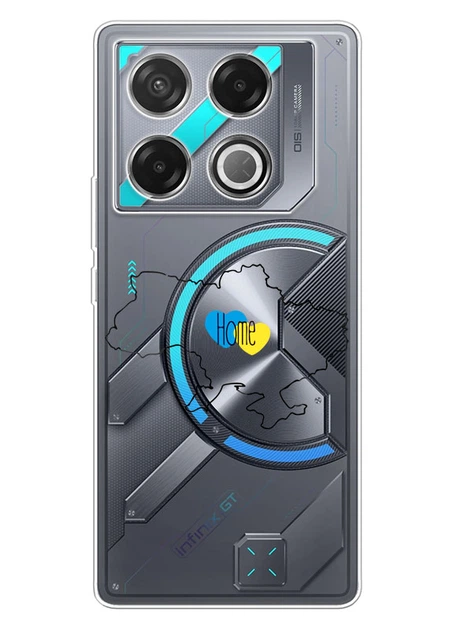Infinix GT 20 Pro прозорий силіконовий чохол iSwag з українським дизайном - Будинок / Home (ISING20P78) - Фото 1 Infinix GT 20 Pro прозорий силіконовий чохол iSwag з українським дизайном - Будинок / Home (ISING20P78) - зображення 1