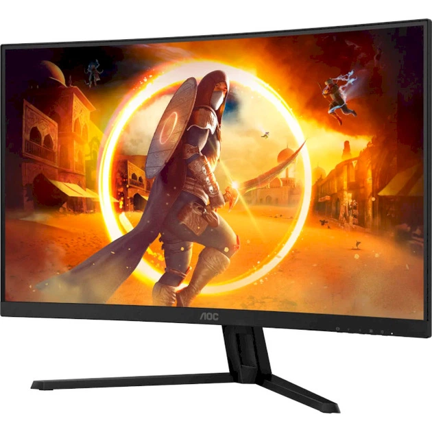 Монитор 31.5" AOC CQ32G4VE VA 2560 × 1440 180Гц безрамочный изогнутый экран Черный - изображение 3