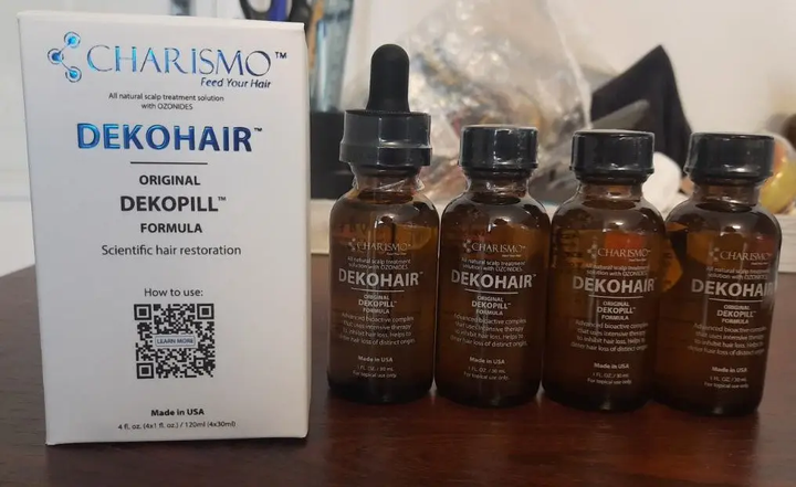 Инновационный лосьон для роста волос и борьбы с выпадением набор "Charismo Dekohair Dekopill" 120 ml (4х30мл) - изображение 3