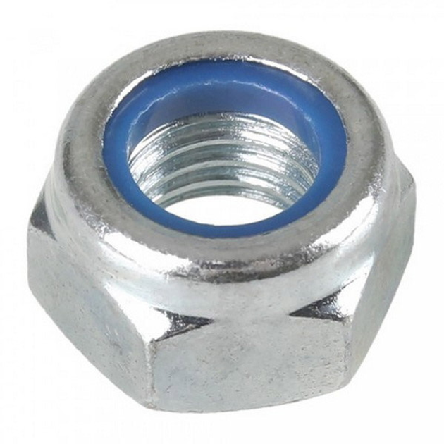 Гайка М14 тефлоновая шаг 1.5 DIN-982, 14-1,5-AfterMarket - изображение 1