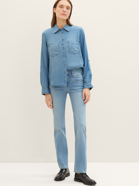 Джинси Regular Fit жіночі Tom Tailor 1041209 28-32 Сині (4067672173957) - зображення 3