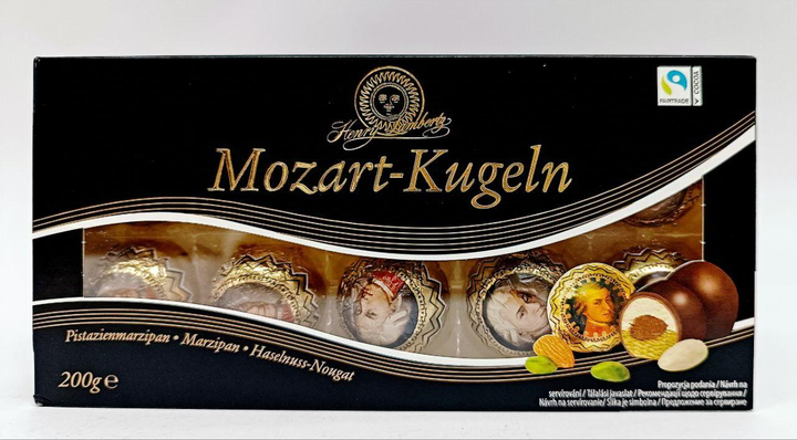 Марципановые конфеты Henry Lambertz Mozart Kugeln в темном шоколаде ...
