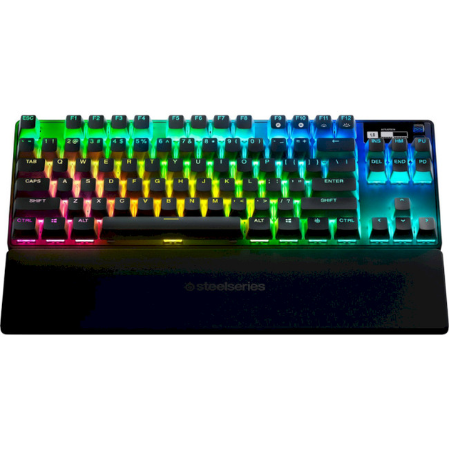 Клавіатура ігрова механічна SteelSeries Apex Pro TKL Bluetooth з RGВ-підсвічуванням Чорний (64865) - зображення 2