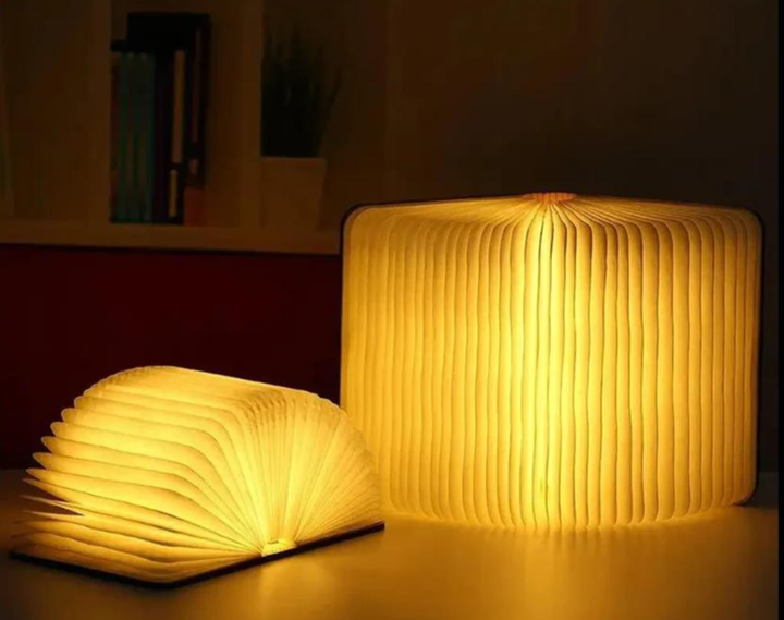 Настільна лампа світильник у вигляді книги Foldable Book Lamp Нічник для дитячої кімнати (7259-AV) - зображення 3